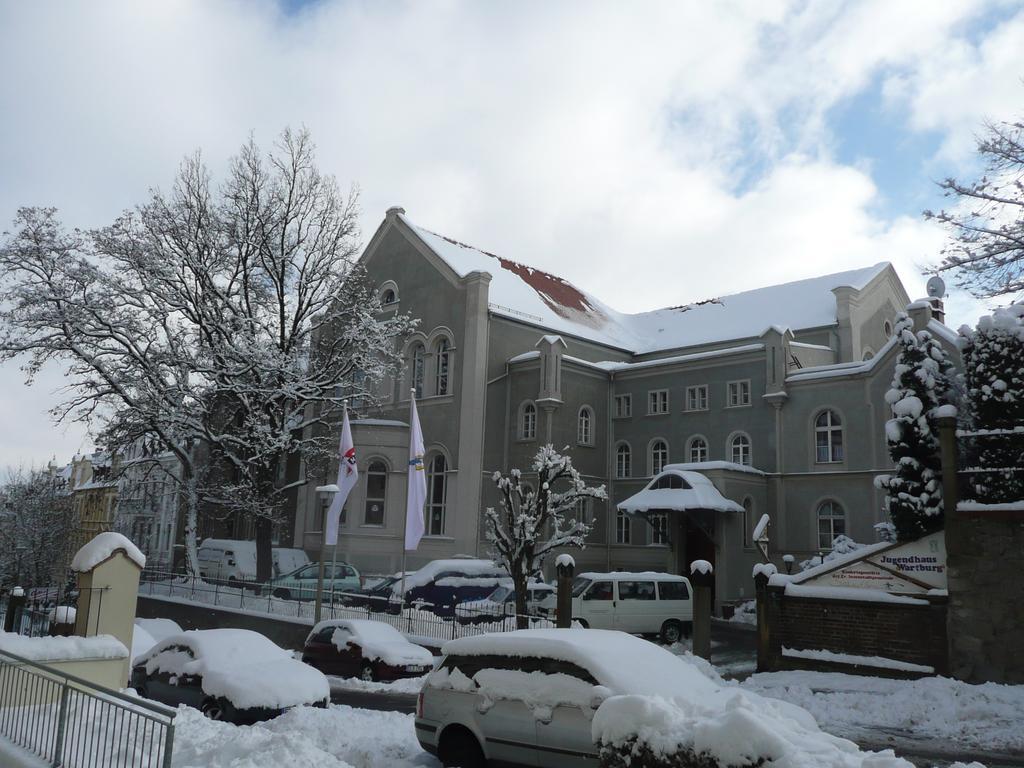 Pension Zur Wartburg Görlitz Buitenkant foto