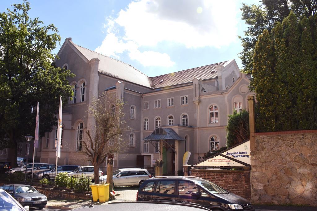 Pension Zur Wartburg Görlitz Buitenkant foto